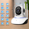 Wifi Camera Wireless PTZ IP Dome Camera Two Way Audio Home Security CCTV Baby Monitor V380 Pro APP With RJ45 Port
