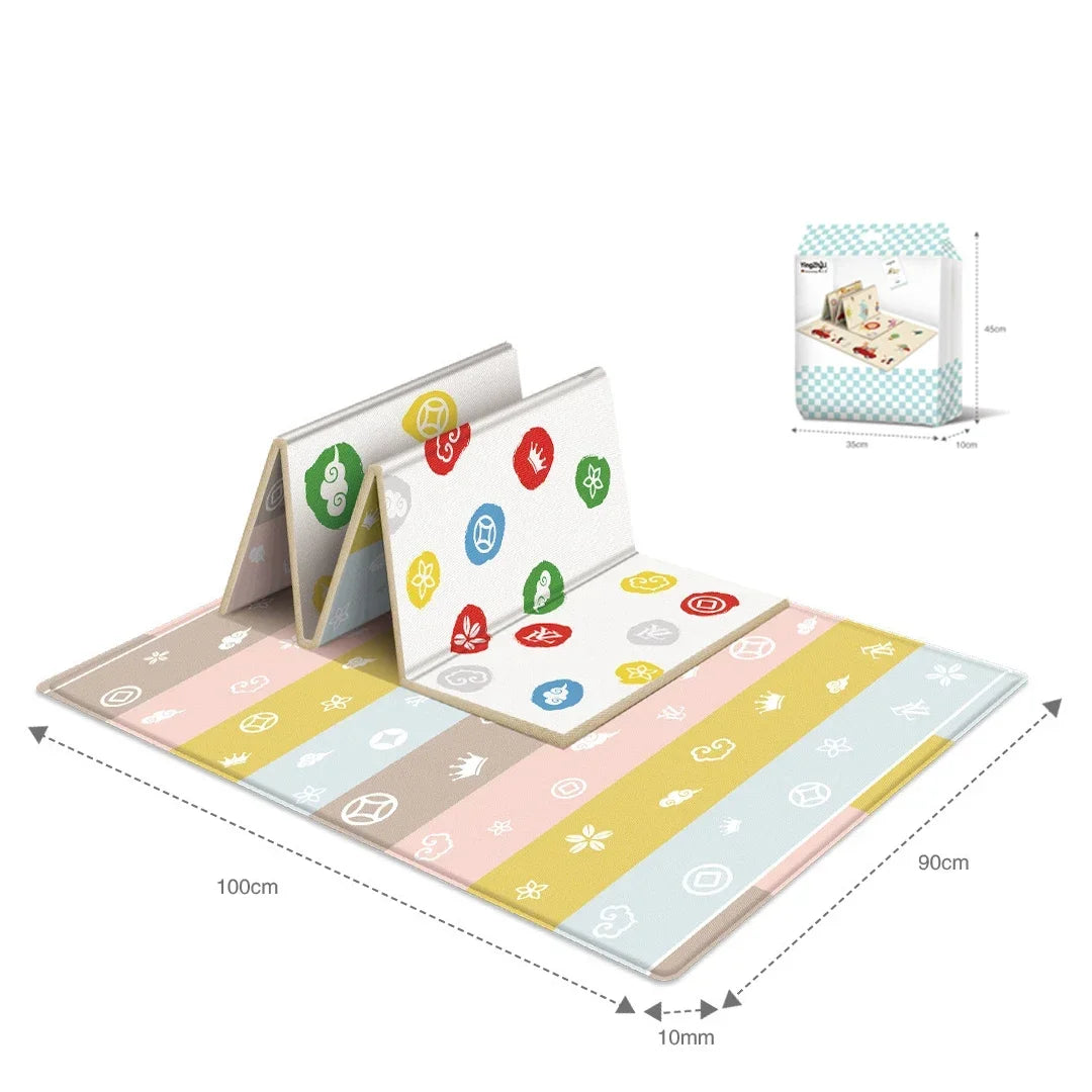 Pattern Waterproof Foldable Waterproof Baby Carpet Activities Mat for Baby Outdoor Camping Mat Foldable Play Mat Activities Mat
