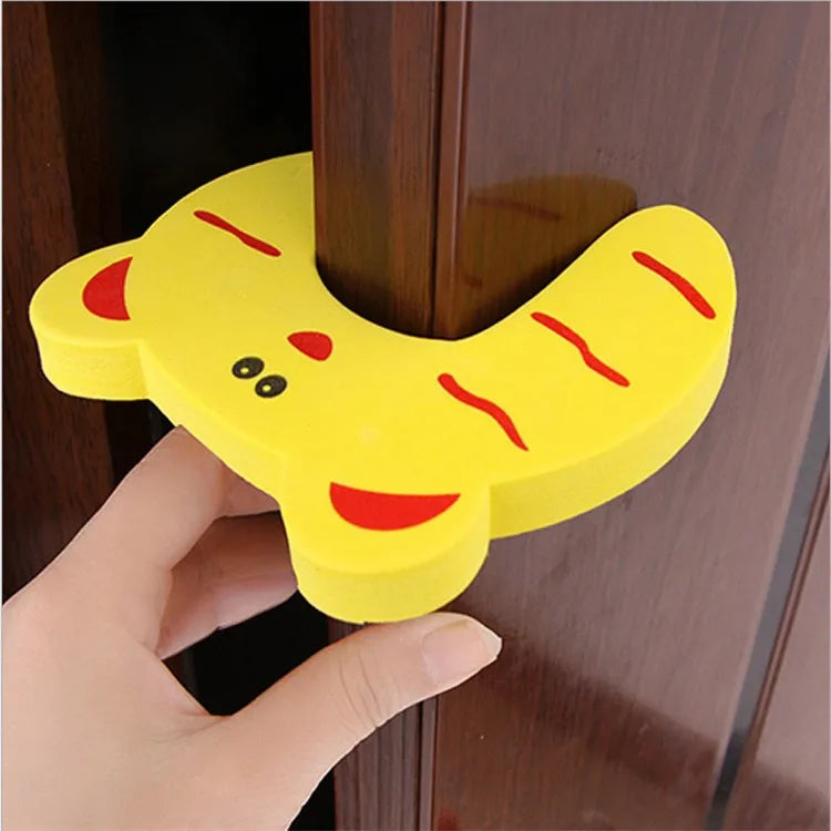 Child Safety Lock Door Stopper Door Holder Cabinet Drawer Latch Baby Proofing Home Protection Kids Security Device