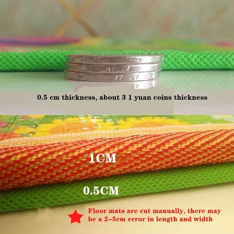 Non-toxic Thick Baby Crawling Play Mats Environmentally New Friendly Folding Mat Carpet Play Mat for Children's Safety Rug Gifts