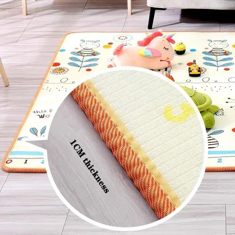 Tasteless Thicken Large Size Play Mat for Children's Safety Mat EPE Environmentally Baby Crawling Play Mats Folding Mat Carpets