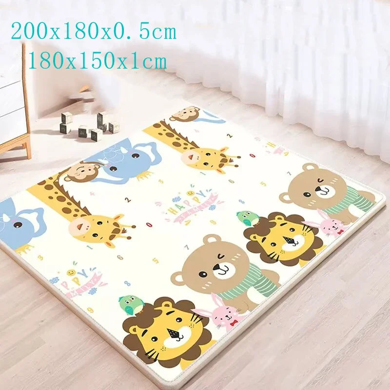 Non-toxic Thick Baby Crawling Play Mats Environmentally New Friendly Folding Mat Carpet Play Mat for Children's Safety Rug Gifts