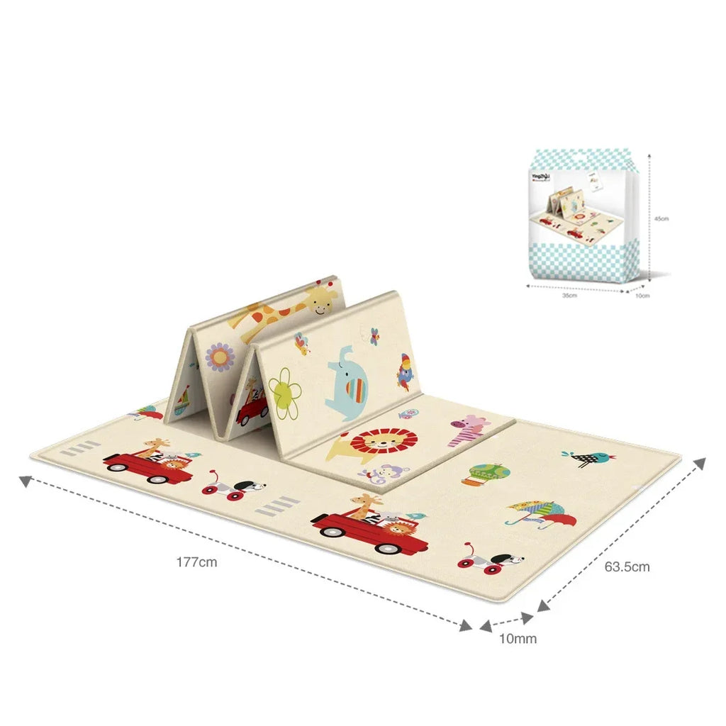 Pattern Waterproof Foldable Waterproof Baby Carpet Activities Mat for Baby Outdoor Camping Mat Foldable Play Mat Activities Mat