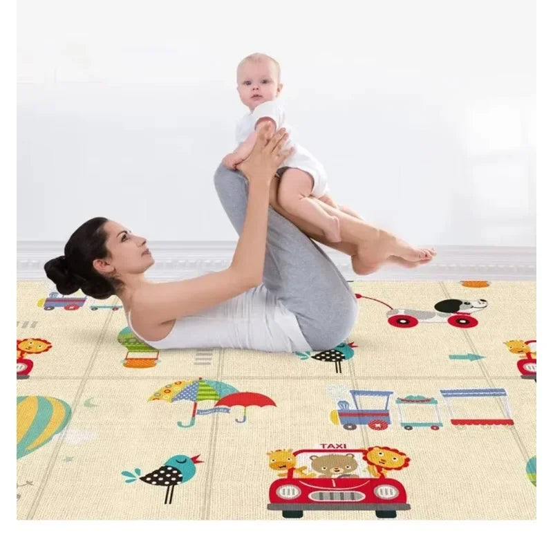 Pattern Waterproof Foldable Waterproof Baby Carpet Activities Mat for Baby Outdoor Camping Mat Foldable Play Mat Activities Mat
