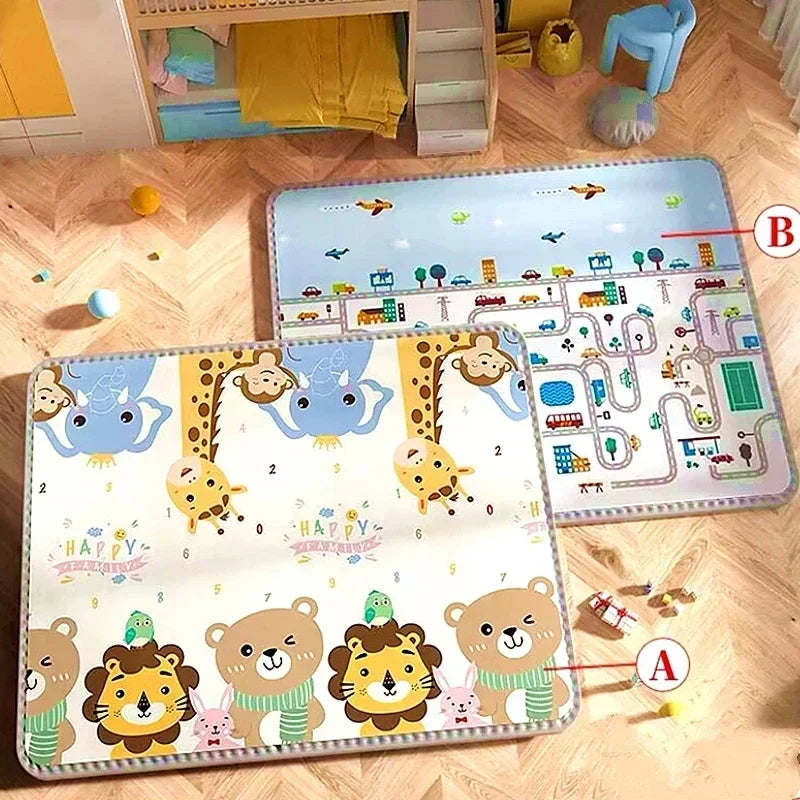 Tasteless Thicken Large Size Play Mat for Children's Safety Mat EPE Environmentally Baby Crawling Play Mats Folding Mat Carpets