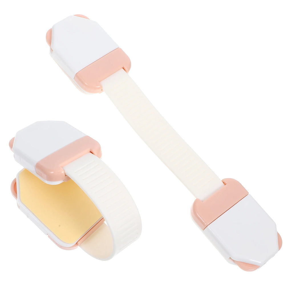 2Pcs Cabinet Locks Baby Proofing Safety for Toddlers Strong ABS Construction No Installation Tools Required Kitchen Bathroom