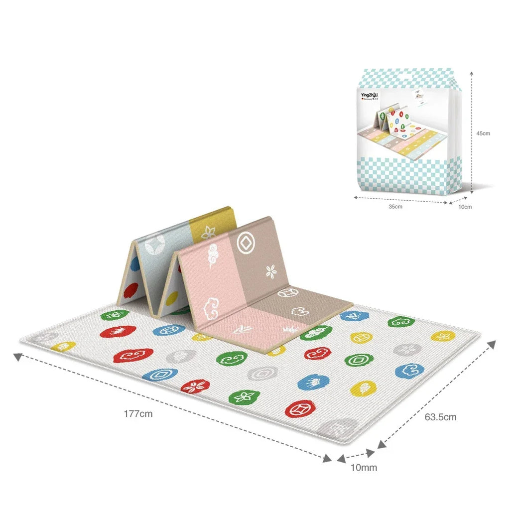 Pattern Waterproof Foldable Waterproof Baby Carpet Activities Mat for Baby Outdoor Camping Mat Foldable Play Mat Activities Mat