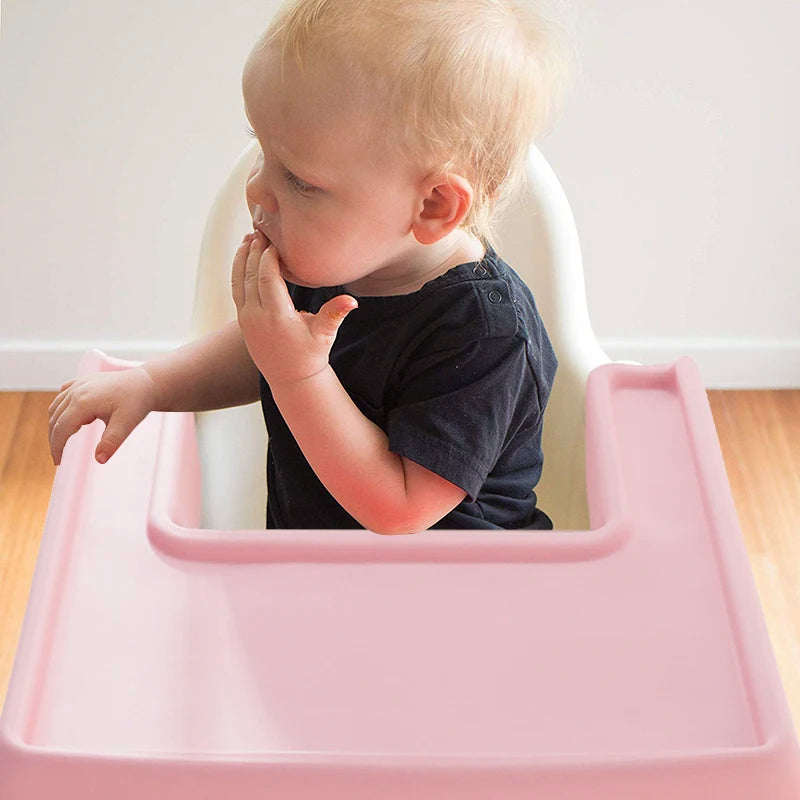 Customized Baby High Chair Place Mat BPA Free Children's Tableware Table Mat Feeding Dishes Plates Pad Baby Stuff