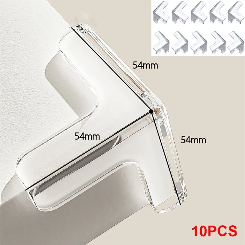 Anti Collision Baby Proofing PVC Transparent Table Edge Protector Self Adhesive Kids Safety Airbag Furniture Bumper High Quality