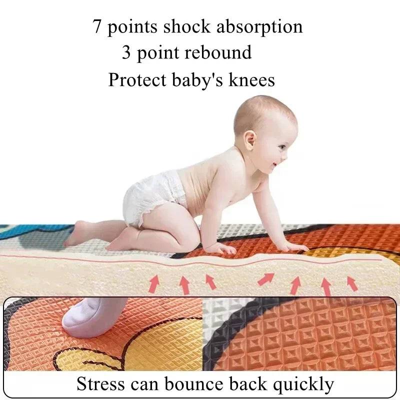 Non-toxic Thick Baby Crawling Play Mats Environmentally New Friendly Folding Mat Carpet Play Mat for Children's Safety Rug Gifts