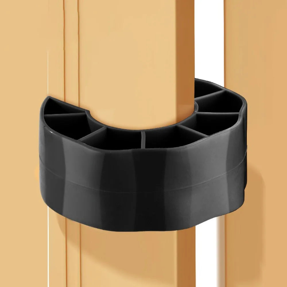 Soft PVC Door Stopper Noise Reduction Silent Design Anti Slam Guard Universal Fit Anti Pinch Finger Protector Kid Safety