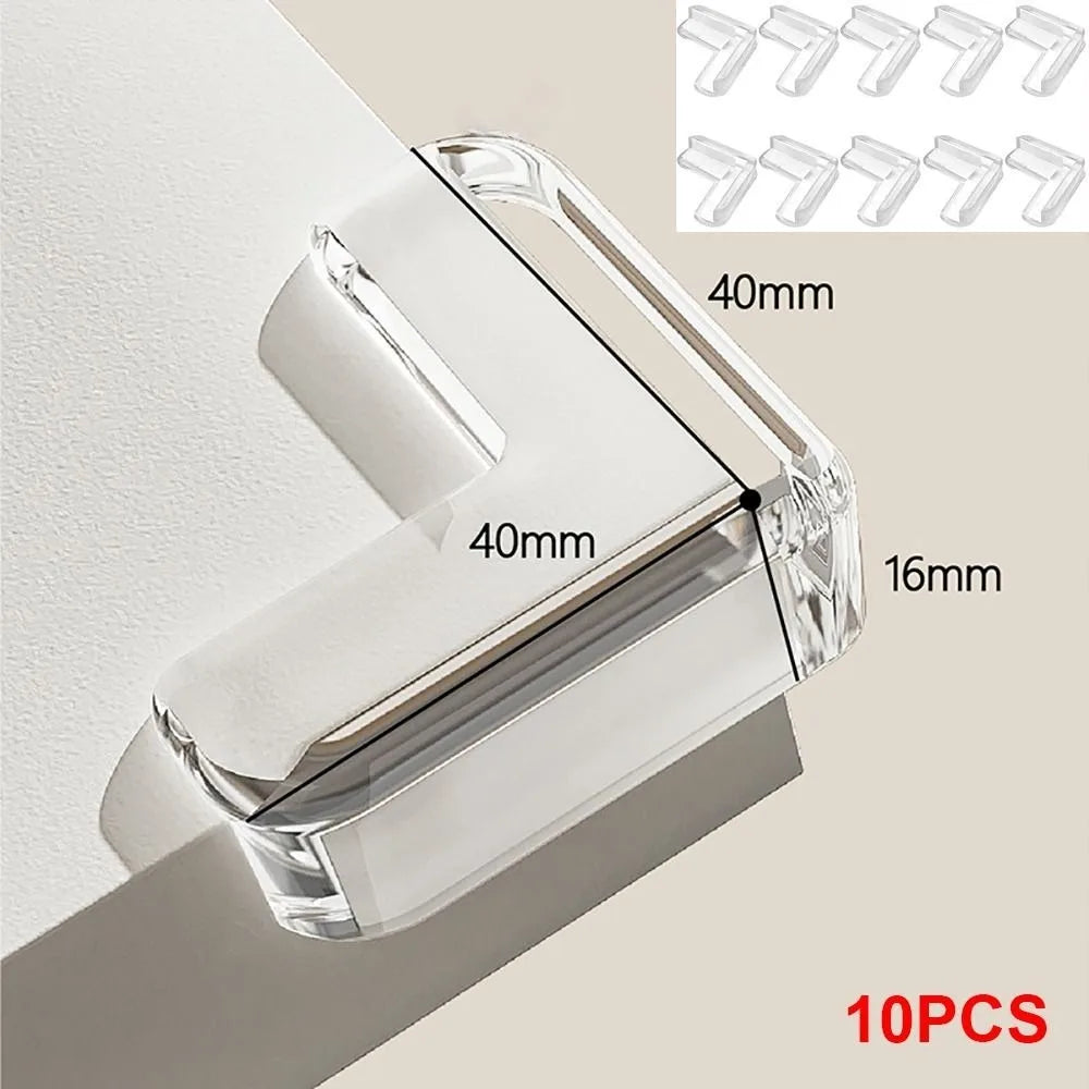 Anti Collision Baby Proofing PVC Transparent Table Edge Protector Self Adhesive Kids Safety Airbag Furniture Bumper High Quality