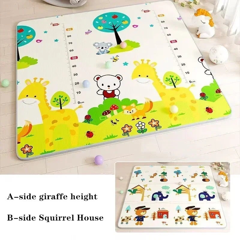 Tasteless Thicken Large Size Play Mat for Children's Safety Mat EPE Environmentally Baby Crawling Play Mats Folding Mat Carpets