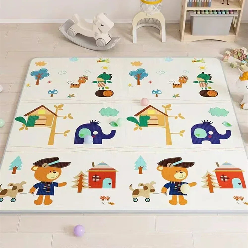 Tasteless Thicken Large Size Play Mat for Children's Safety Mat EPE Environmentally Baby Crawling Play Mats Folding Mat Carpets