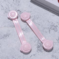 2Pcs Bear Shaped Child Safety Locks Premium ABS Material Easy Open Protective Cabinet Drawer Latches Baby Proof Lock for Infant