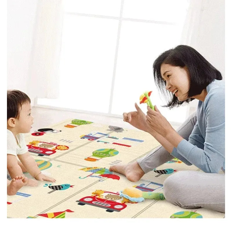 Pattern Waterproof Foldable Waterproof Baby Carpet Activities Mat for Baby Outdoor Camping Mat Foldable Play Mat Activities Mat