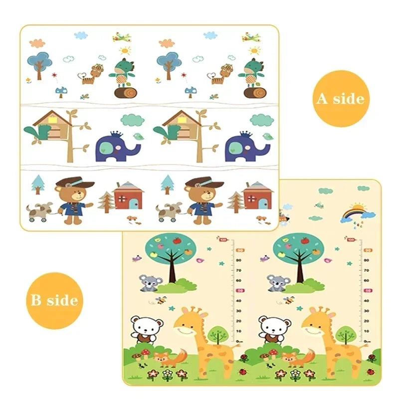 Tasteless Thicken Large Size Play Mat for Children's Safety Mat EPE Environmentally Baby Crawling Play Mats Folding Mat Carpets