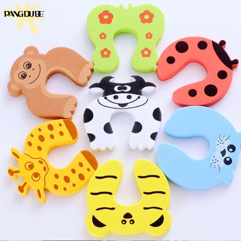 Child Safety Lock Door Stopper Door Holder Cabinet Drawer Latch Baby Proofing Home Protection Kids Security Device
