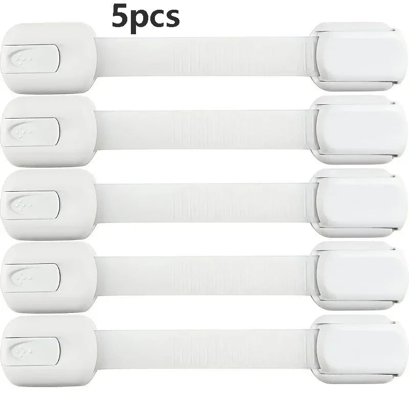 Child Safety Cabinet Lock Baby Proof Security Protector Drawer Door Cabinet Lock Plastic Protection Kids Safety Door Lock