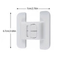 Refrigerator Door Auto Lock Safety Drawer Closer Baby Proofing ABS Material Anti-Open Drawer Closer For Baby Children Protection