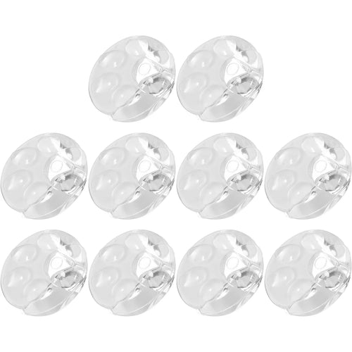 10Pcs Soft Silicone Corner Protectors for Furniture Anti- Guards Baby Proofing Table Desk Safety Bumpers Clear