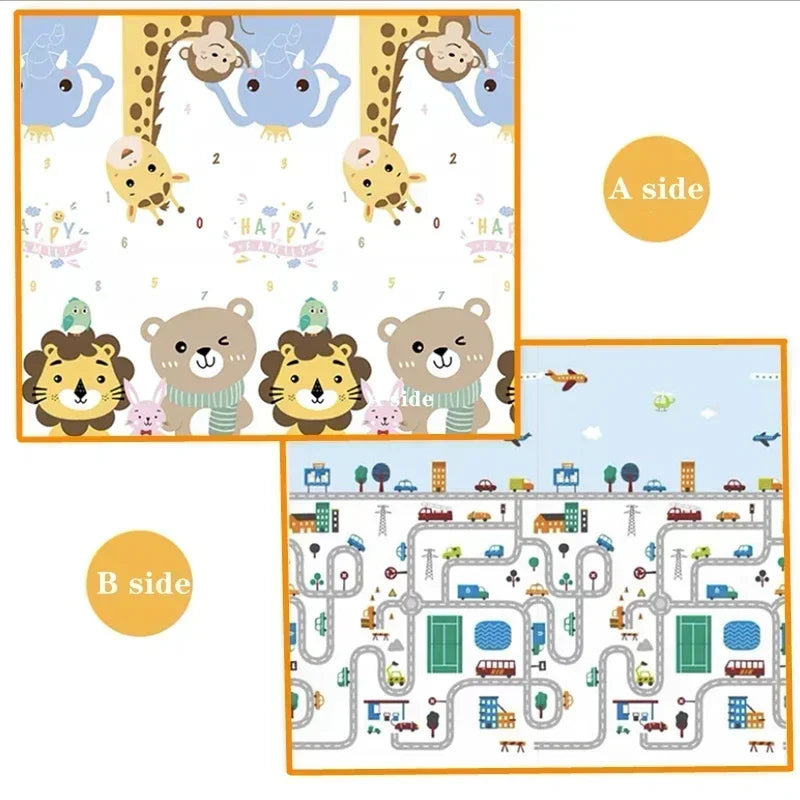 Non-toxic Thick Baby Crawling Play Mats Environmentally New Friendly Folding Mat Carpet Play Mat for Children's Safety Rug Gifts