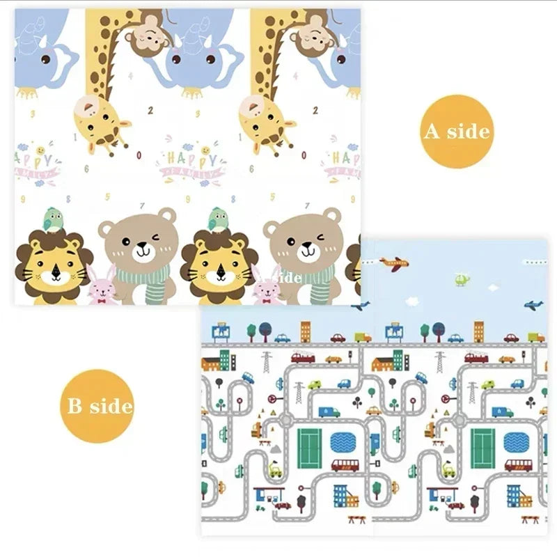 Non-toxic Thick Baby Crawling Play Mats Environmentally New Friendly Folding Mat Carpet Play Mat for Children's Safety Rug Gifts