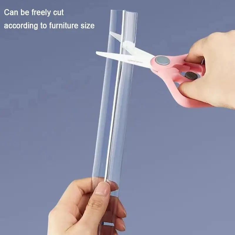 1/3/5M Table Edge Guard Protector Transparent Baby Protection Strip Self Adhesive Kids Collision Proof Soft Bumper Baby Safety