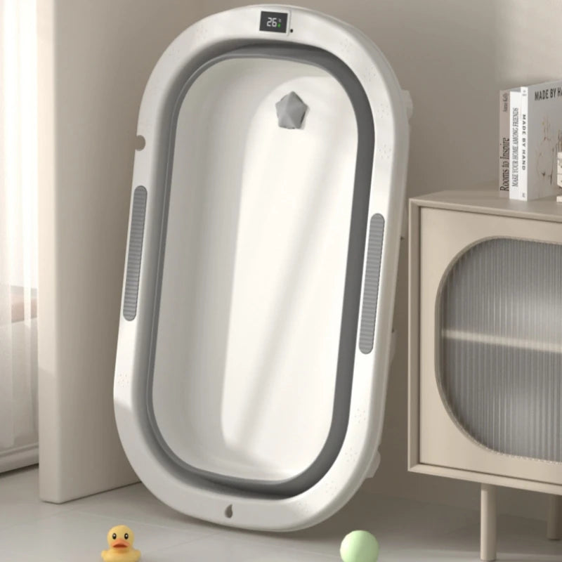 Baby bath tub Warm bath tub Baby foldable toddler sitting and lying Toddler household bathroom items