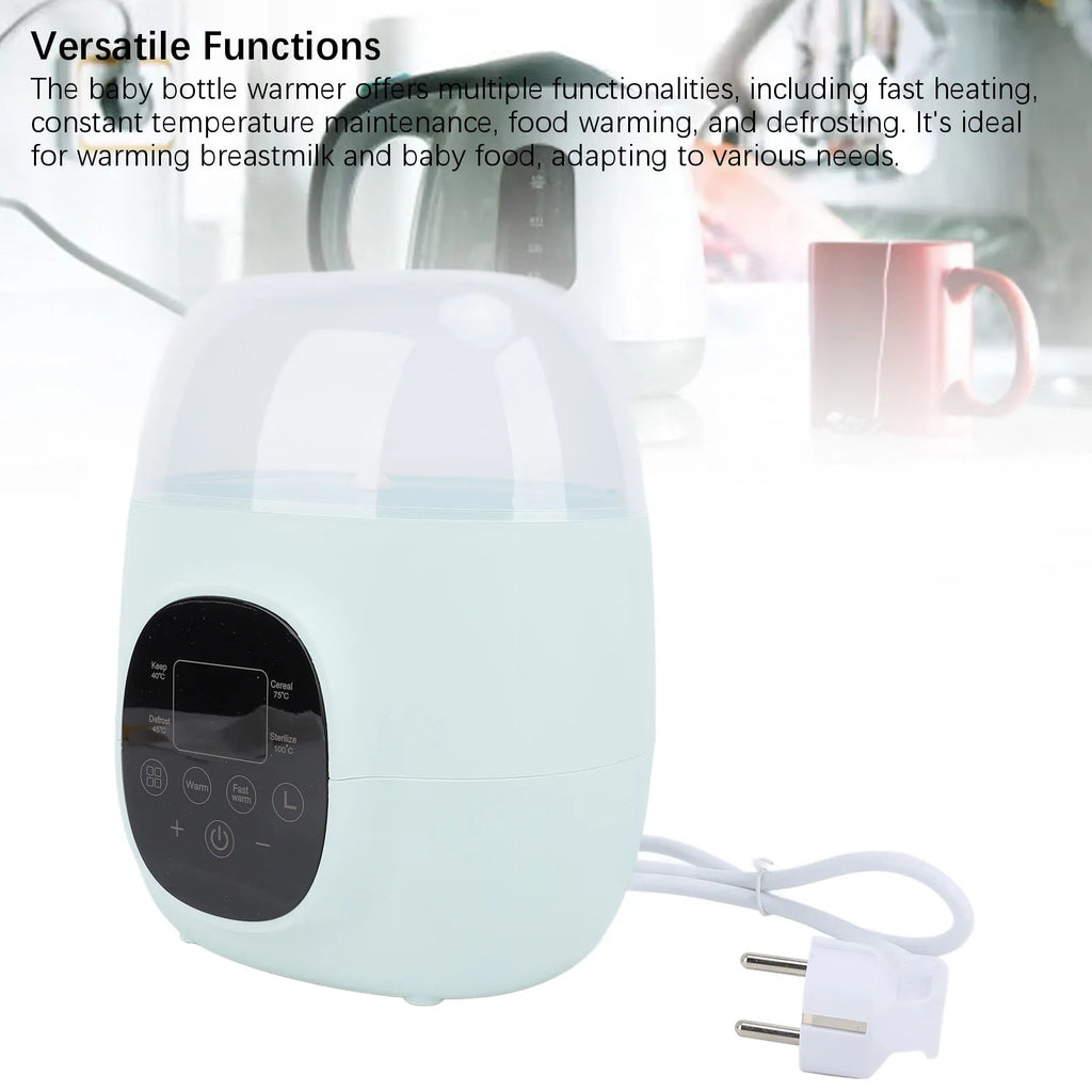 Baby Bottle Warmer 200W PP Multifunctional Fast Heating Baby Food Milk Warmer with Defrost for Breastmilk All Bottle Sizes.