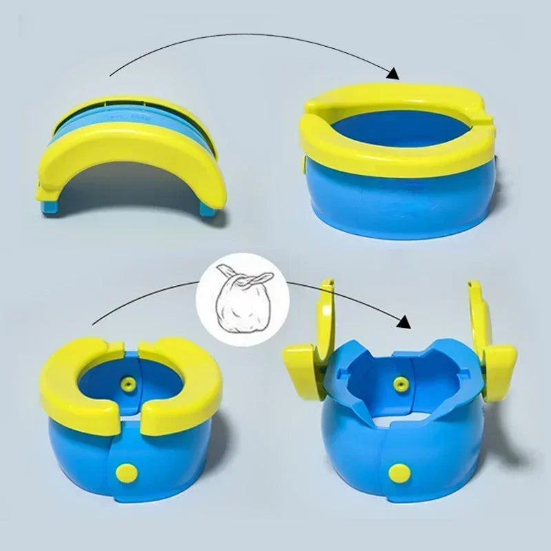 Children’s foldable potty training seat, easy-to-clean toilet seat, birthday gift for boys and girls, portable for travelí