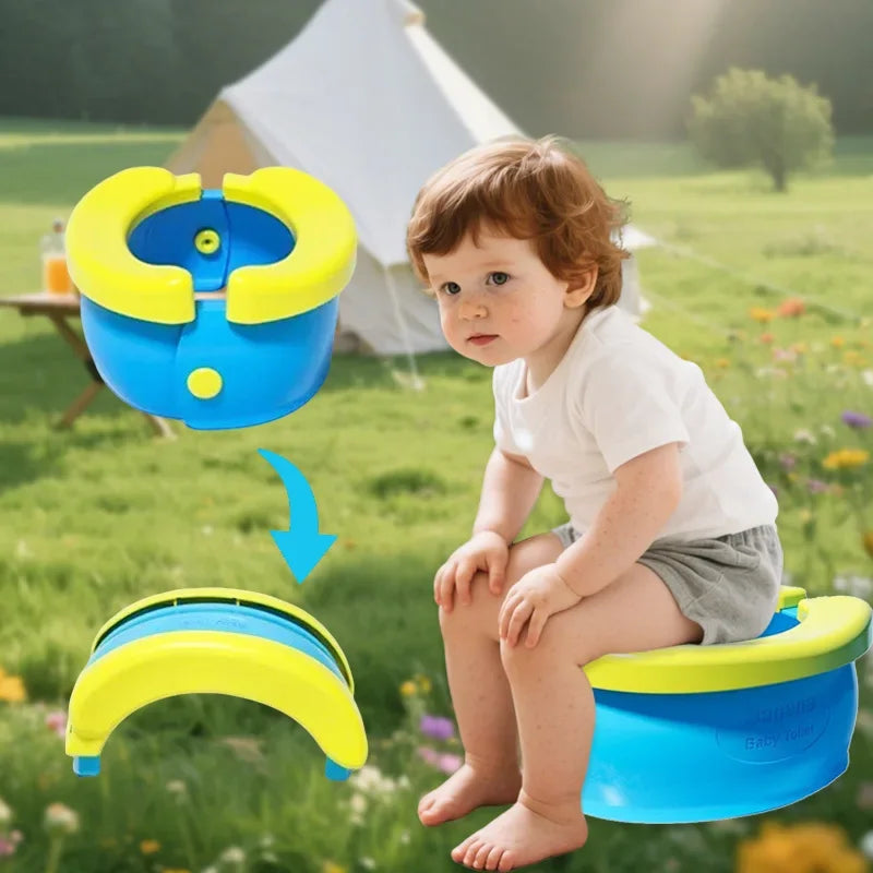 Children’s foldable potty training seat, easy-to-clean toilet seat, birthday gift for boys and girls, portable for travelí
