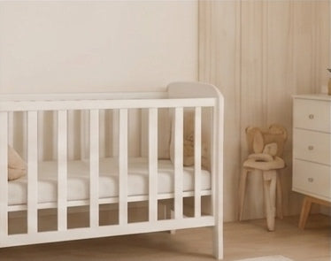 A calm child-safe bedroom